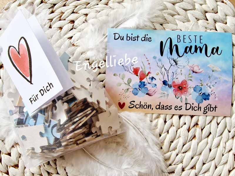 Puzzle * Du bist die beste Mama * 20 x 30 cm * 112 Teile